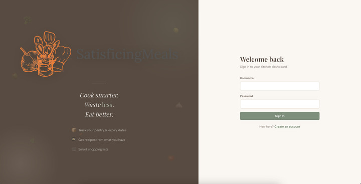 SatisficingMeals Thumbnail